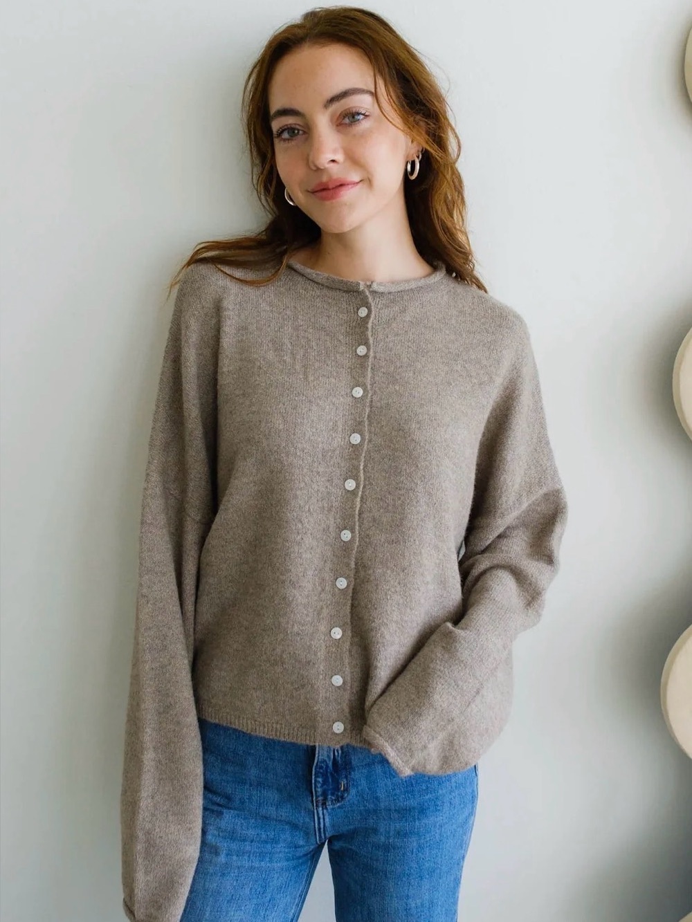 NWT Things Between Mocha Lightweight Cardigan